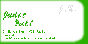 judit mull business card